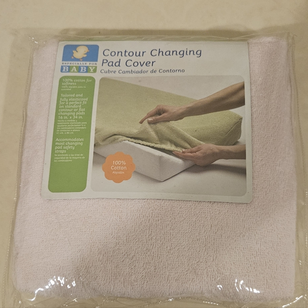 BabiesRUs Soft Pink Changing Pad Cover